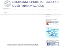 Tablet Screenshot of brighstoneprimary.org.uk